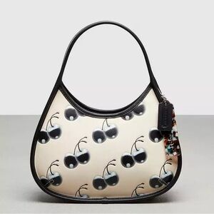 Coach ergo bag in black cherry print